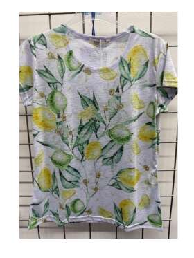 Textil Karntner - Smart Bluse Med Citroner