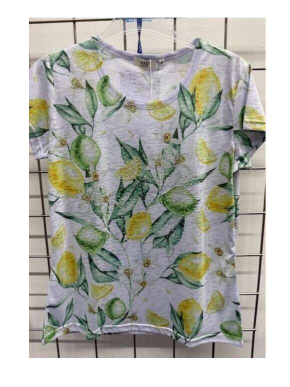 Textil Karntner - Smart Bluse Med Citroner