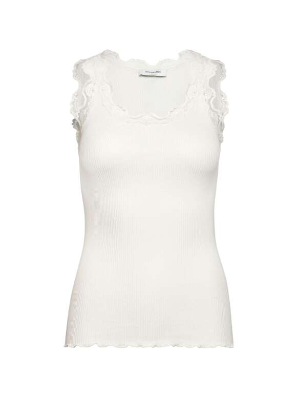 Rosemunde - Blondetop - Mange farver