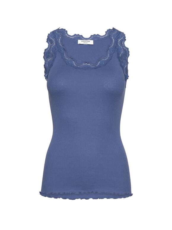 Rosemunde - Blondetop - Mange farver