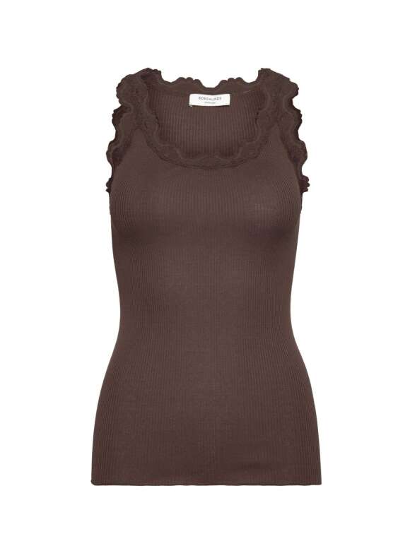 Rosemunde - Blondetop - Mange farver