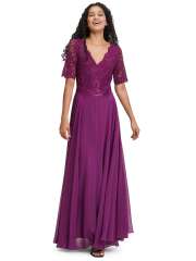 Vera Mont - Kjole med blonde overdel