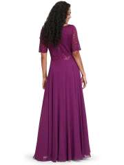 Vera Mont - Kjole med blonde overdel