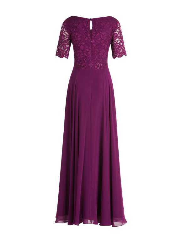 Vera Mont - Kjole med blonde overdel