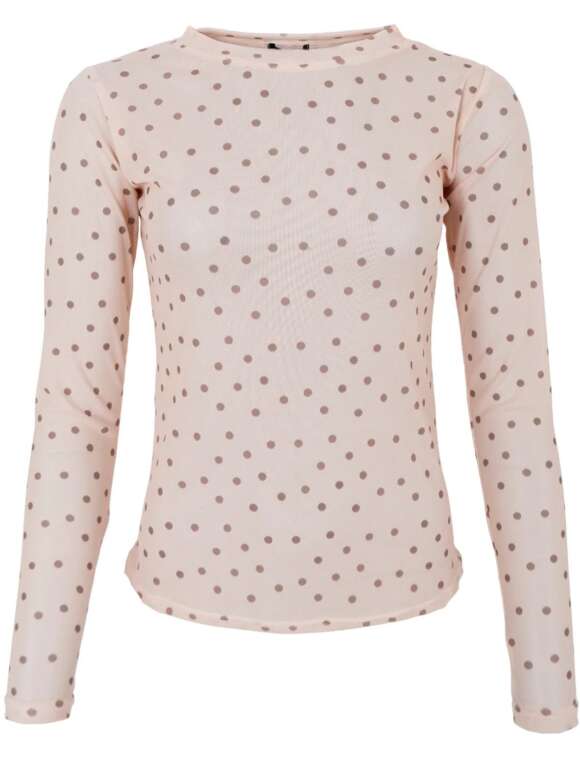 Black Colour - ANNIE MESH BLUSE