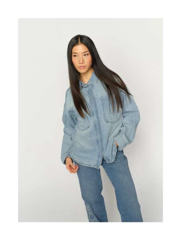 Mos Mosh - Tidløs Klassisk Denimskjorte