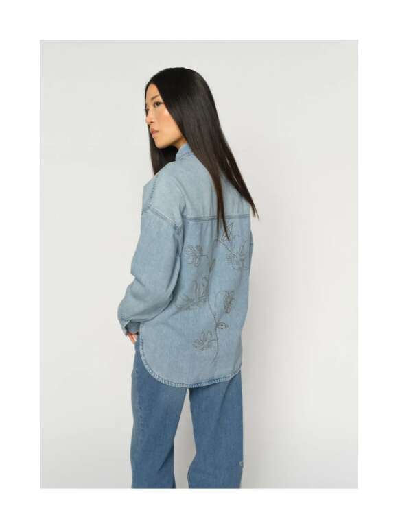 Mos Mosh - Tidløs Klassisk Denimskjorte