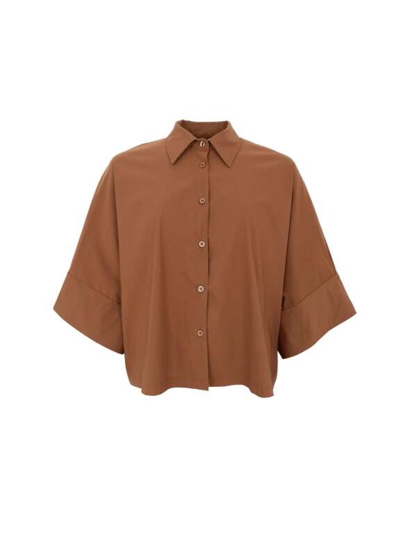 Black Colour - DAVINA LOOSE SHIRT