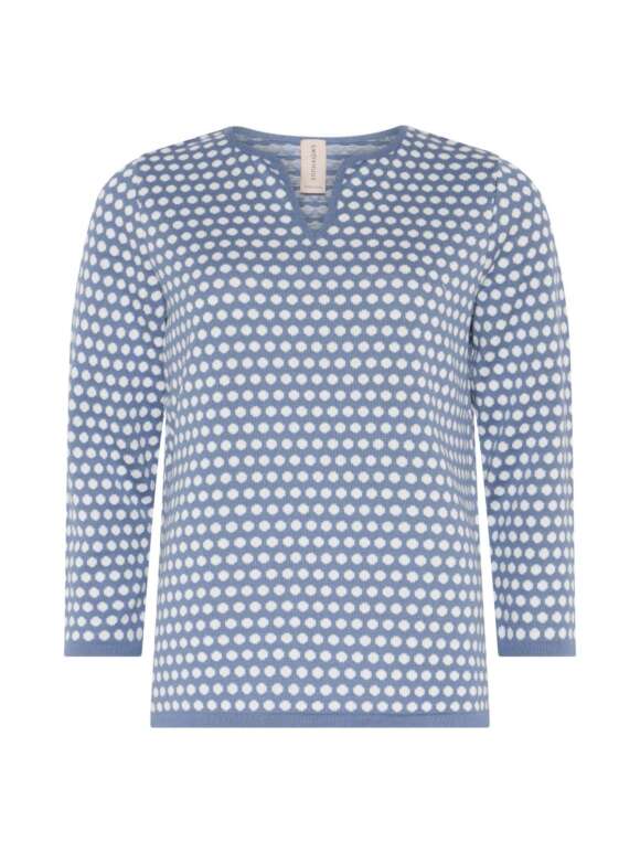 Skovhuus - STRIKTRØJE MED V UDSNIT