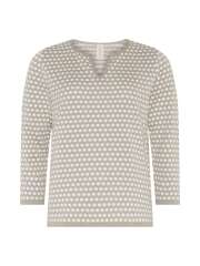 Skovhuus - STRIKTRØJE MED V UDSNIT