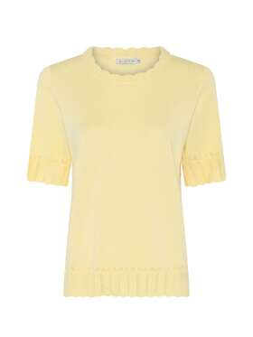 Micha - Fin Kortærmet Strik Micha - Fin Kortærmet Strik