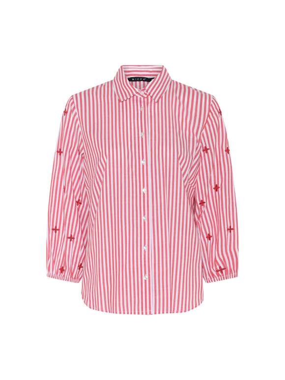 Micha - Feminin Stribet Skjorte