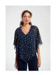 Joseph Ribkoff - Elegant Bluse Med Prikker