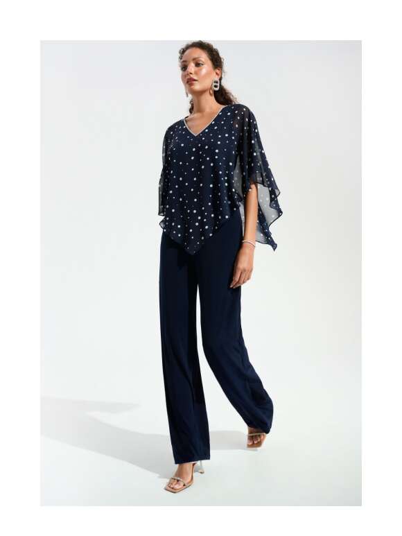 Joseph Ribkoff - Elegant Bluse Med Prikker