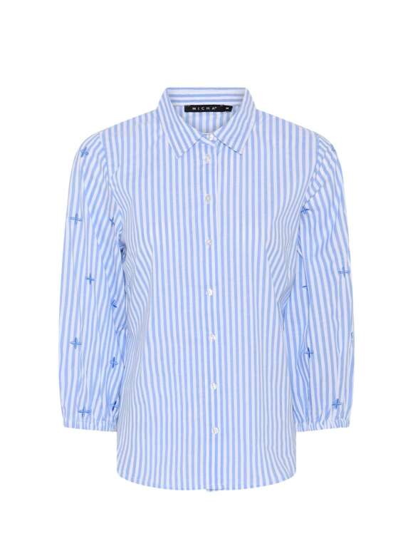 Micha - Feminin Stribet Skjorte