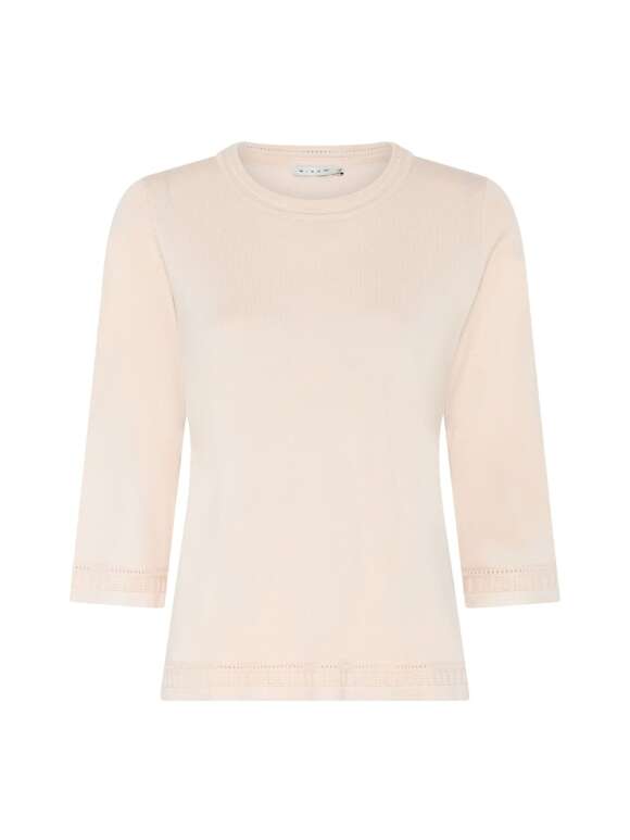 Micha - Feminin Strik Med Hulmønster