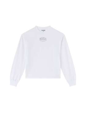 Ganni - Essential basis trøje med lange ærmer