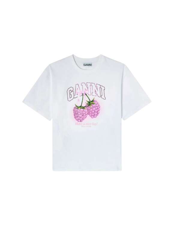 Ganni - HEAVY COTTON T-SHIRT