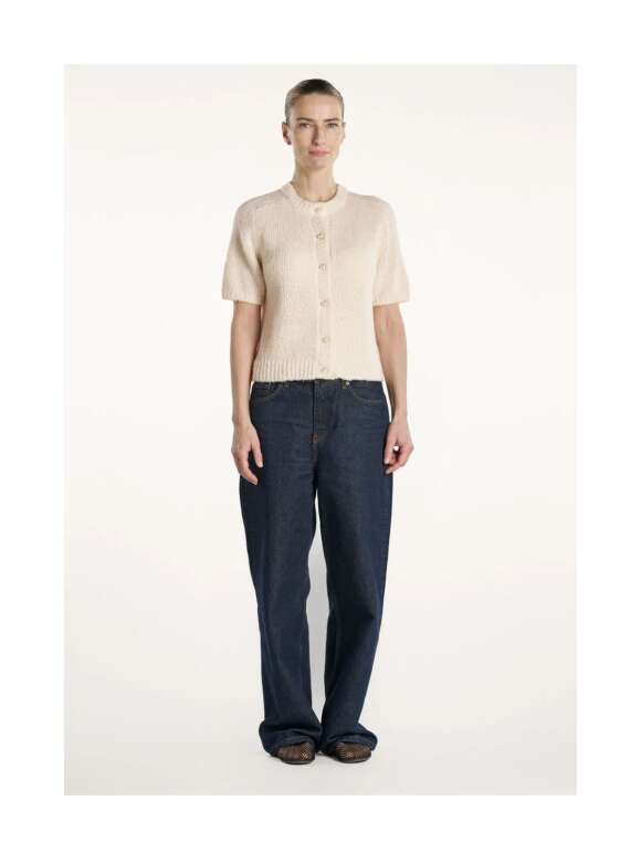 O TAY - PAMMY KORTÆRMET CARDIGAN