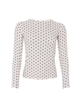 Black Colour - JENNIE DOTTED MESH