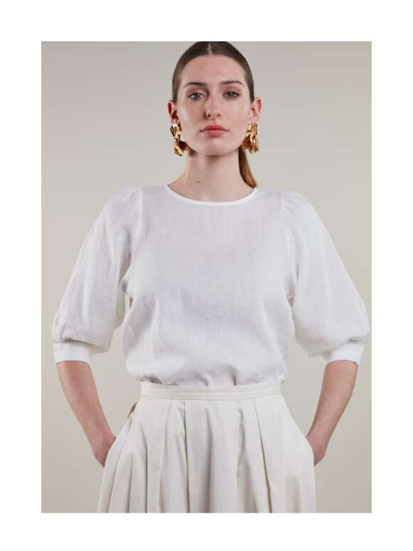 Stenstrøms - CARMEN Elegant Hørbluse