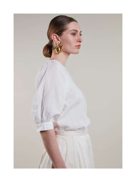 Stenstrøms - CARMEN Elegant Hørbluse