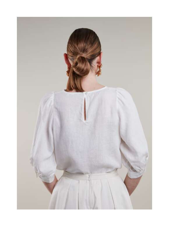 Stenstrøms - CARMEN Elegant Hørbluse