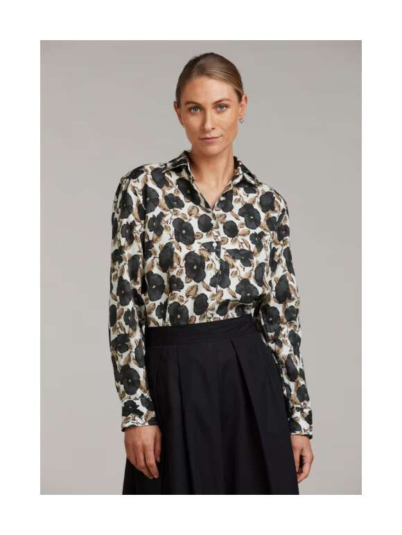 Stenstrøms - SIRA Flora Hør Skjorte