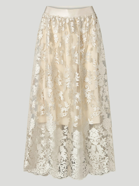 PBO - VENUS Sofistikeret Blondenederdel