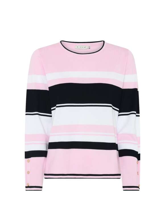 Micha - Smart Stribet Strik