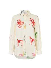 Stine Goya - Sofistikeret Skjorte Horses