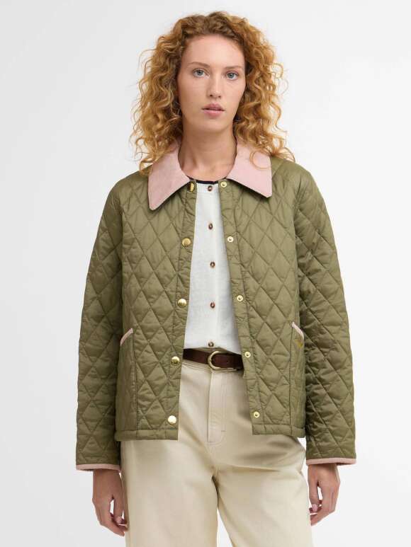 BARBOUR -  CROP LIDDESDAL Quiltet Jakke