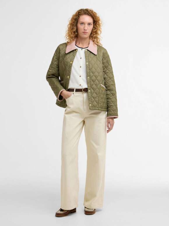 BARBOUR -  CROP LIDDESDAL Quiltet Jakke