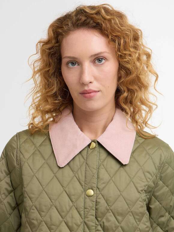 BARBOUR -  CROP LIDDESDAL Quiltet Jakke