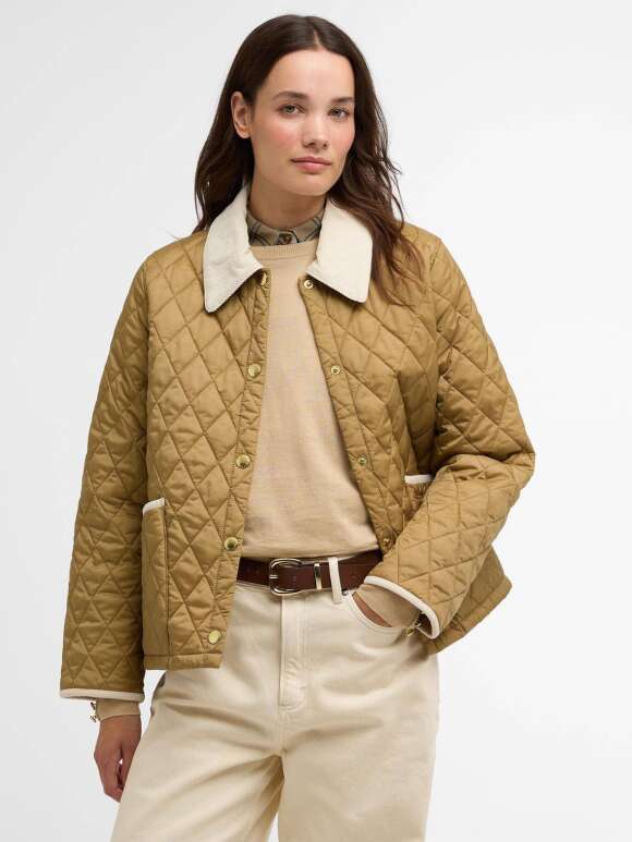BARBOUR -  CROP LIDDESDAL Quiltet Jakke