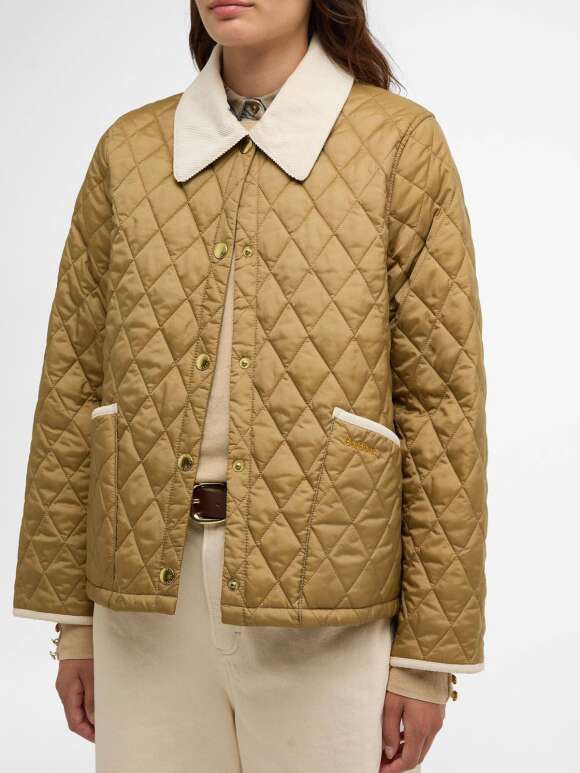 BARBOUR -  CROP LIDDESDAL Quiltet Jakke