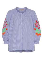 Marta Du Chateau - ALETA Stribet Bluse