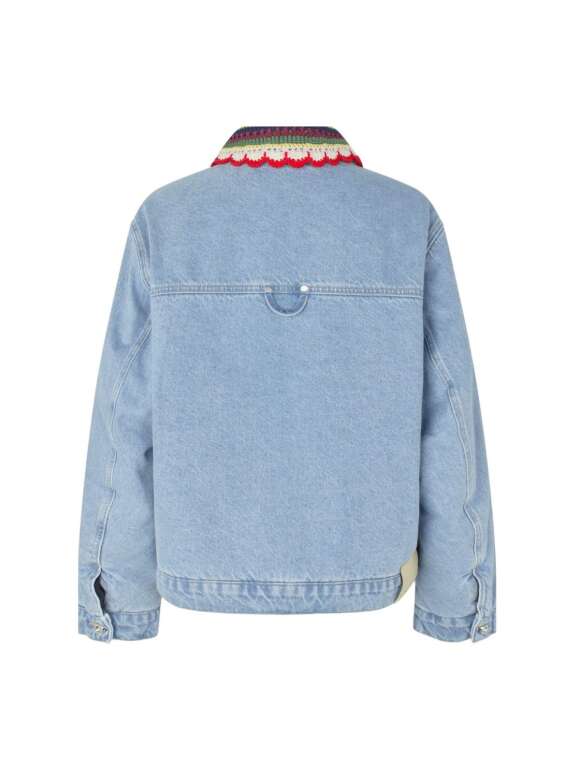 Stine Goya - Collared Cropped Bomber Jacket