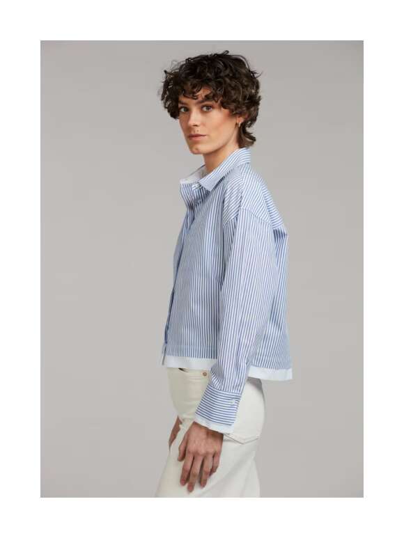 Stenstrøms - LENA Smart Stribet Skjorte