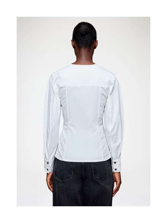 Ganni - Elegant Skjorte Bluse