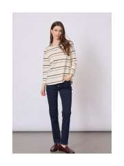 REDGREEN - CROCO Feminin Stribet Bluse REDGREEN - CROCO Feminin Stribet Bluse