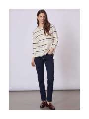 REDGREEN - CROCO Feminin Stribet Bluse REDGREEN - CROCO Feminin Stribet Bluse