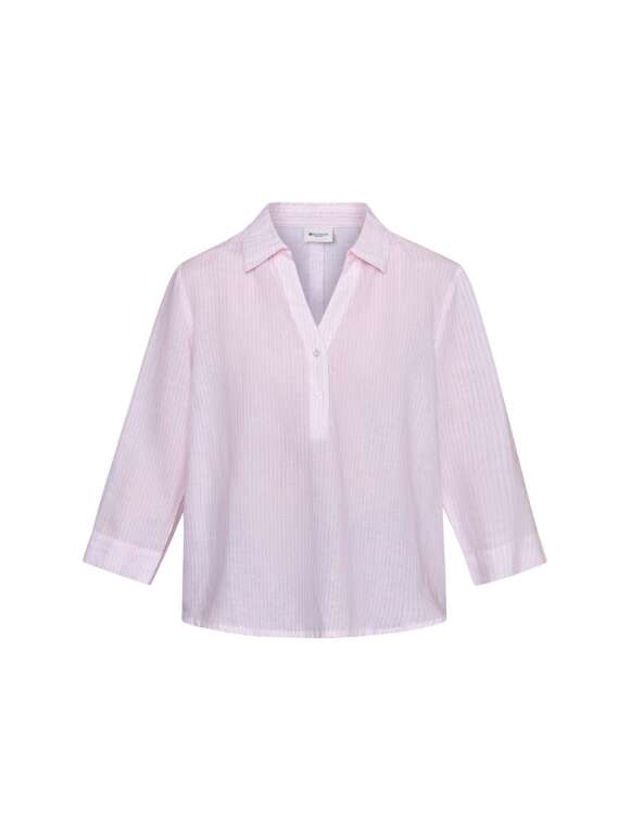 REDGREEN - ANNIKA Stribet Hørbluse