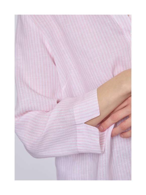 REDGREEN - ANNIKA Stribet Hørbluse