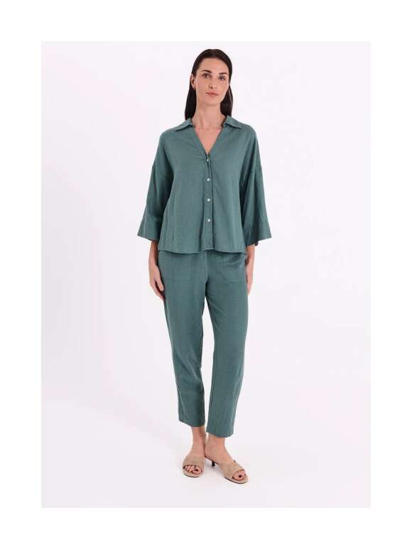 FREEQUENT - Smarte Hør Bukser