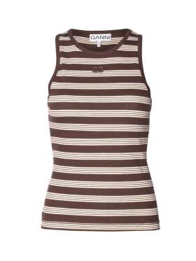 Ganni - SOFT RIB TANK TOP