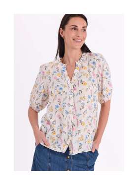 FREEQUENT - MOLLI Feminin Flora Skjorte 