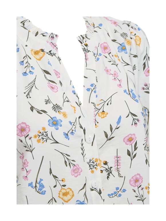FREEQUENT - MOLLI Feminin Flora Skjorte 
