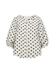 FREEQUENT - ALMA Prikket Bluse