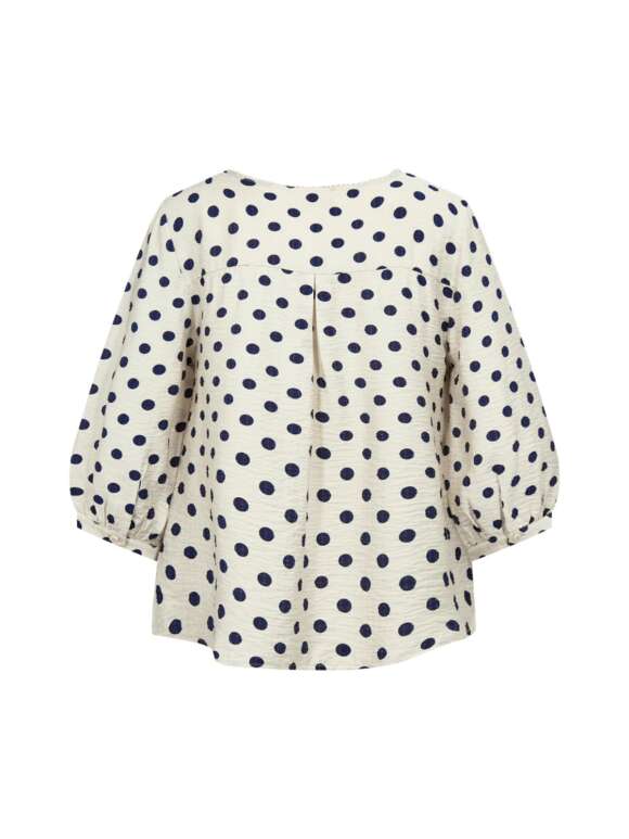 FREEQUENT - ALMA Prikket Bluse